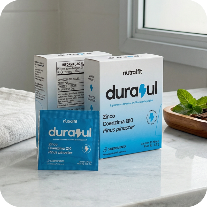 Durazul fita lingual dissolvente embalagem original site oficial
